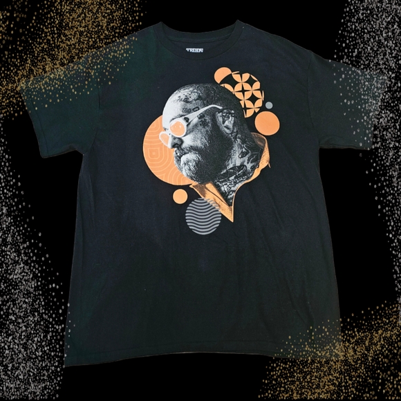 Teddy Swims Black and Orange Graphic Tee - Picture 1 of 3